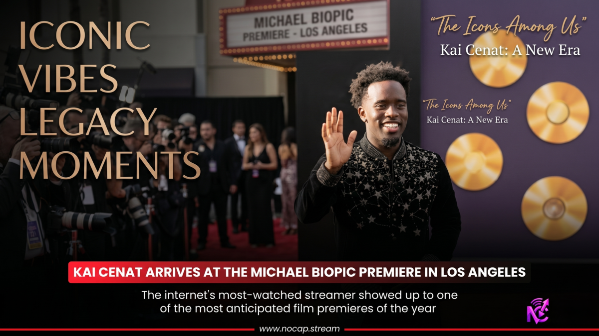 Kai Cenat Hits the Red Carpet at the Hollywood Premiere of the Michael Jackson Biopic